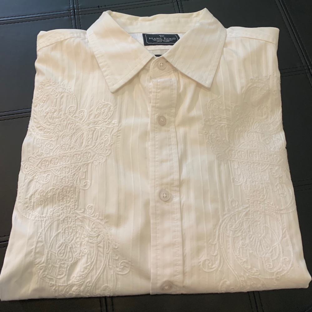 Men’s Marc Eckō L/S Shirt w/ Cross Detail